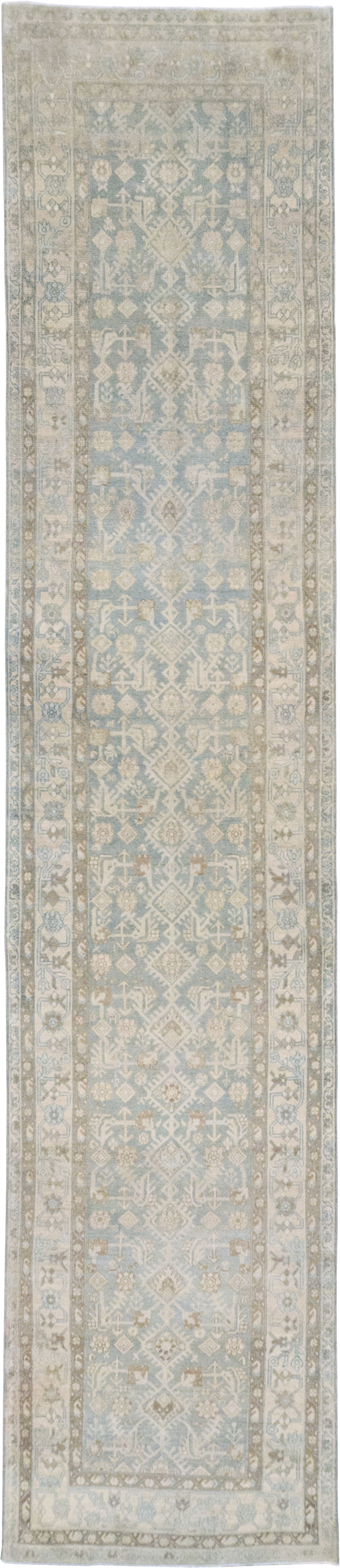 Vintage Persian Malayer Long Runner, No.32864 - Staging