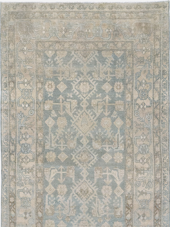 Vintage Persian Malayer Long Runner, No.32864 - Staging