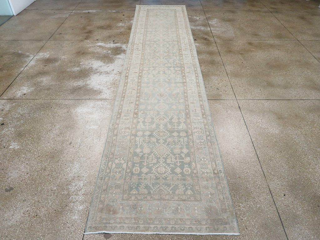 Vintage Persian Malayer Long Runner, No.32864 - Staging