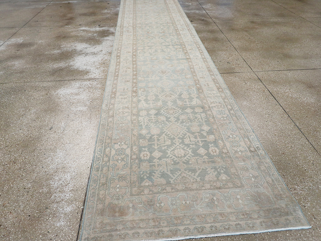 Vintage Persian Malayer Long Runner, No.32864 - Staging