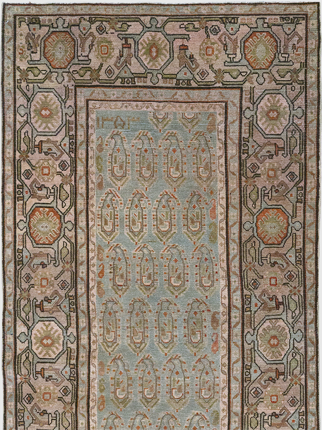 Vintage Persian Malayer Long Runner, No.32865 - Staging