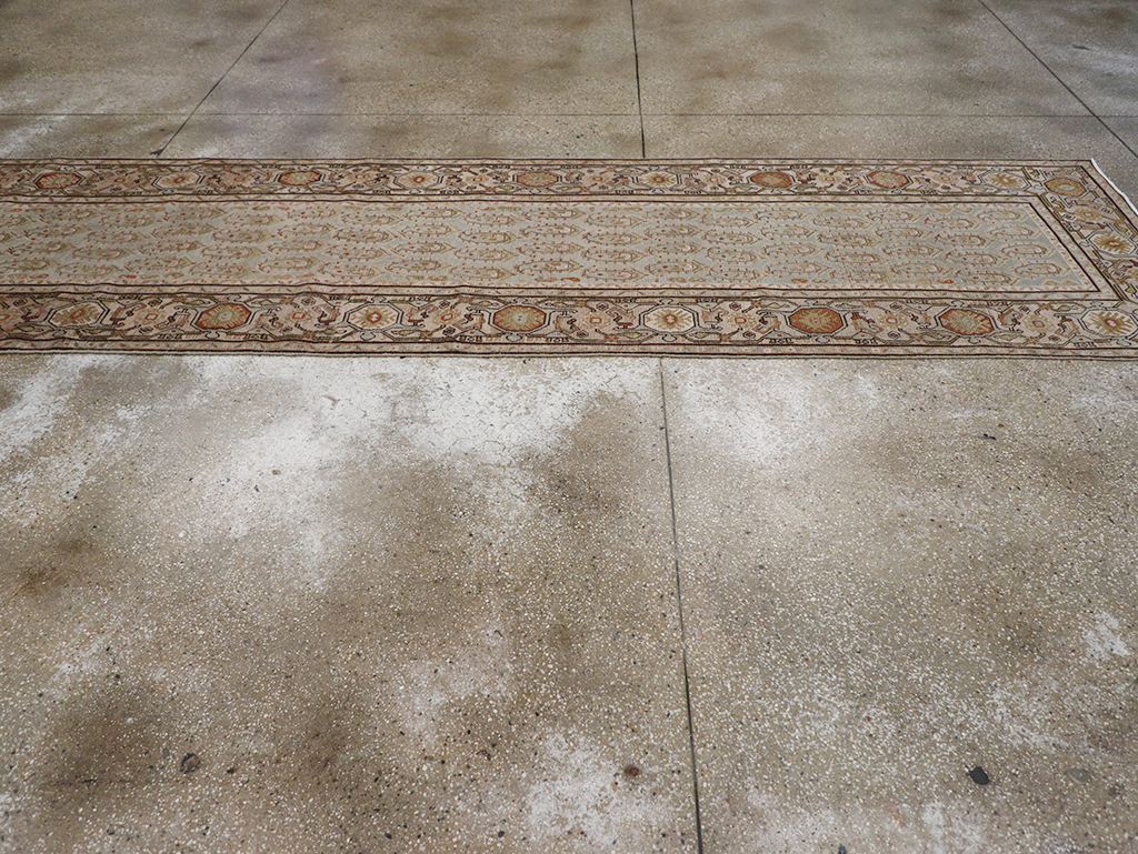 Vintage Persian Malayer Long Runner, No.32865 - Staging