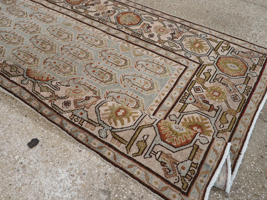Vintage Persian Malayer Long Runner, No.32865 - Staging