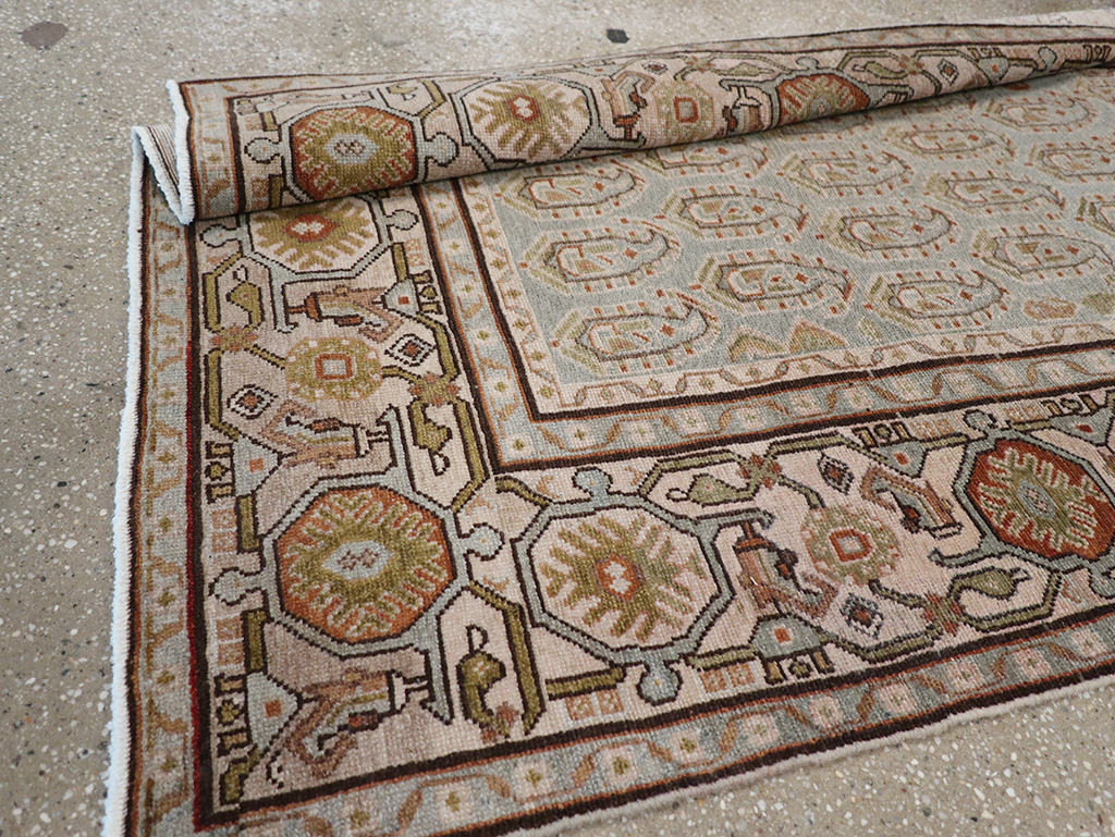 Vintage Persian Malayer Long Runner, No.32865 - Staging
