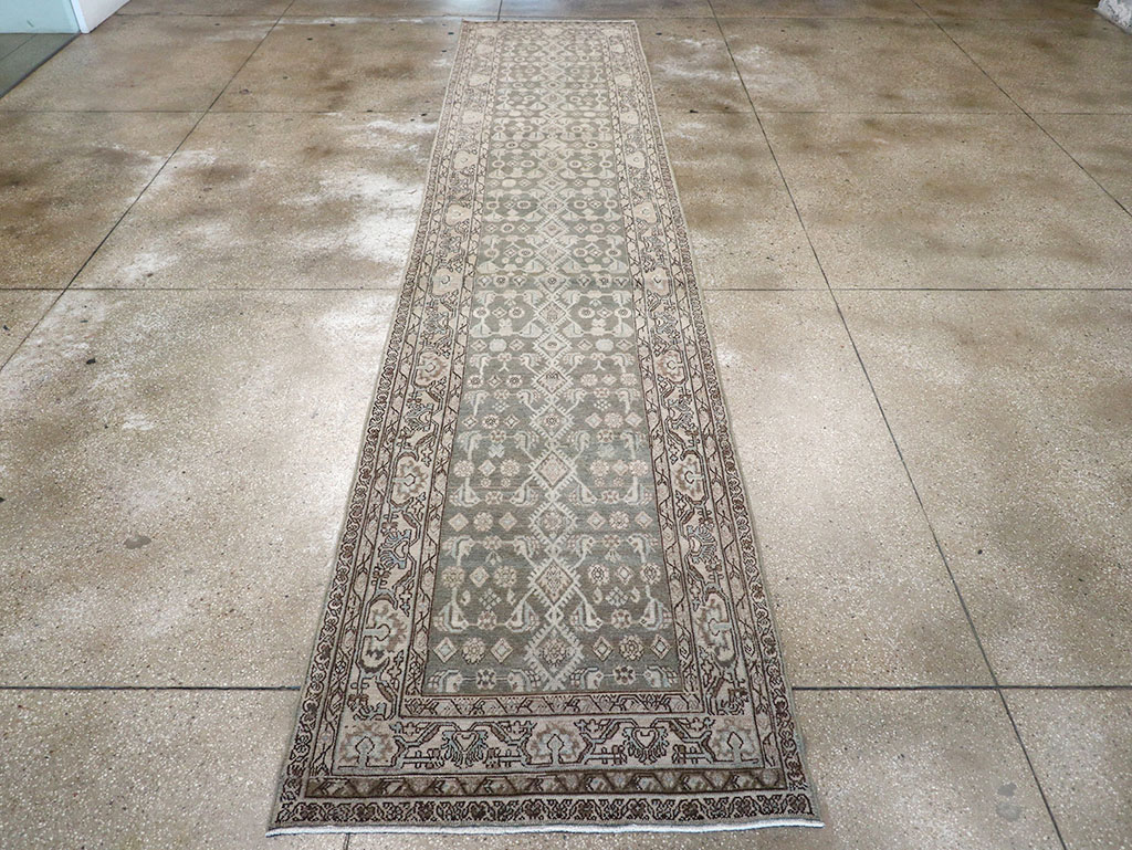 Vintage Persian Malayer Runner, No.32866 - Staging