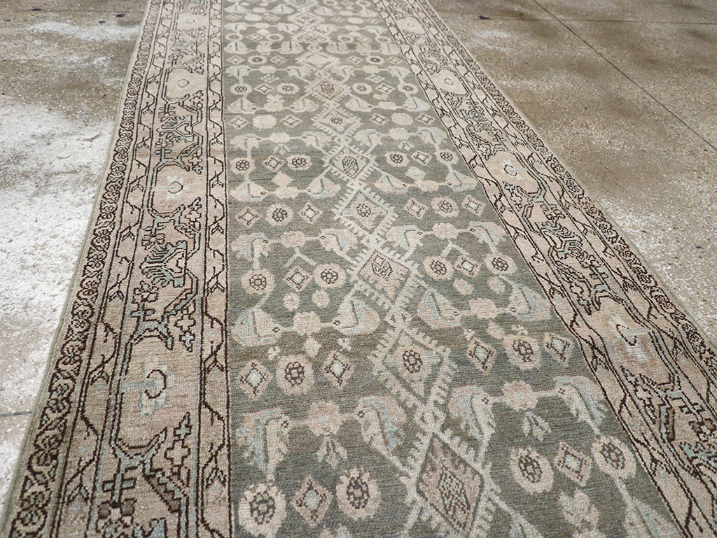 Vintage Persian Malayer Runner, No.32866 - Staging