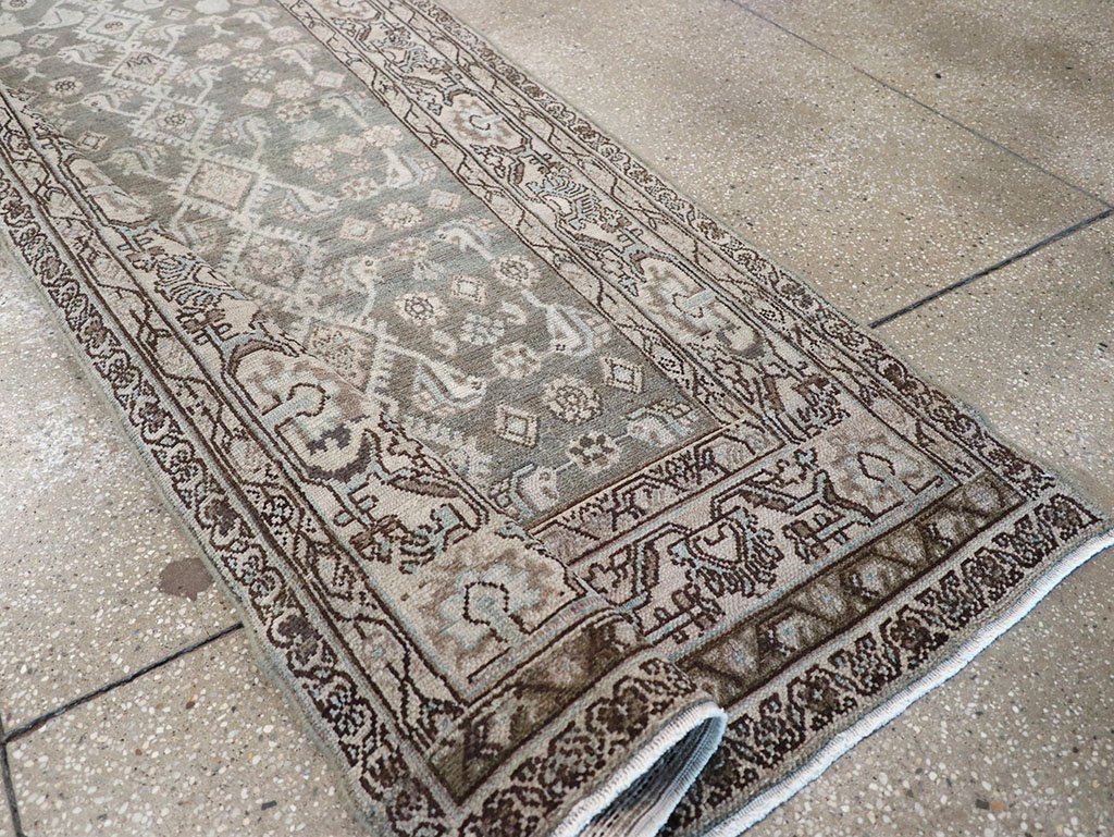 Vintage Persian Malayer Runner, No.32866 - Staging
