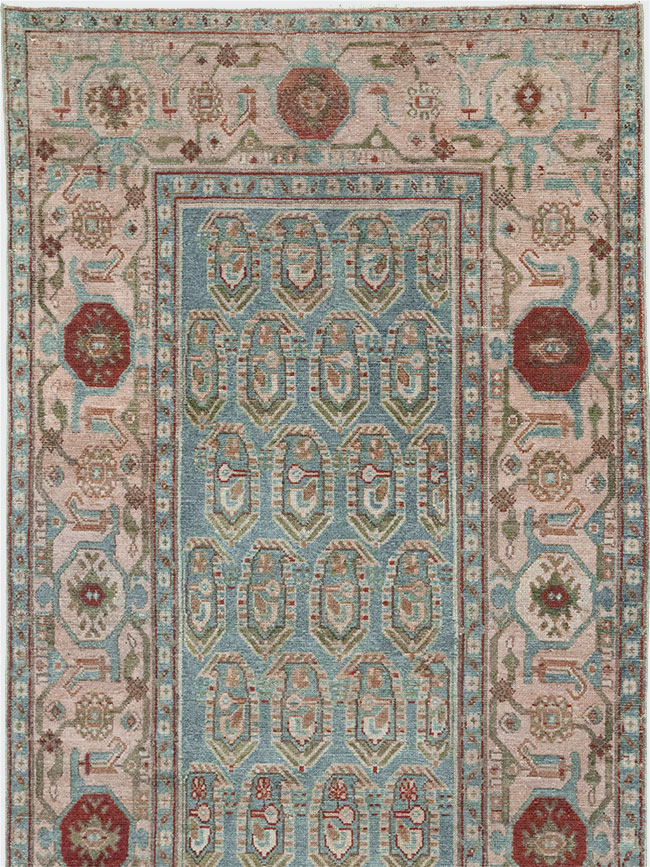 Vintage Persian Malayer Long Runner, No.32867 - Staging