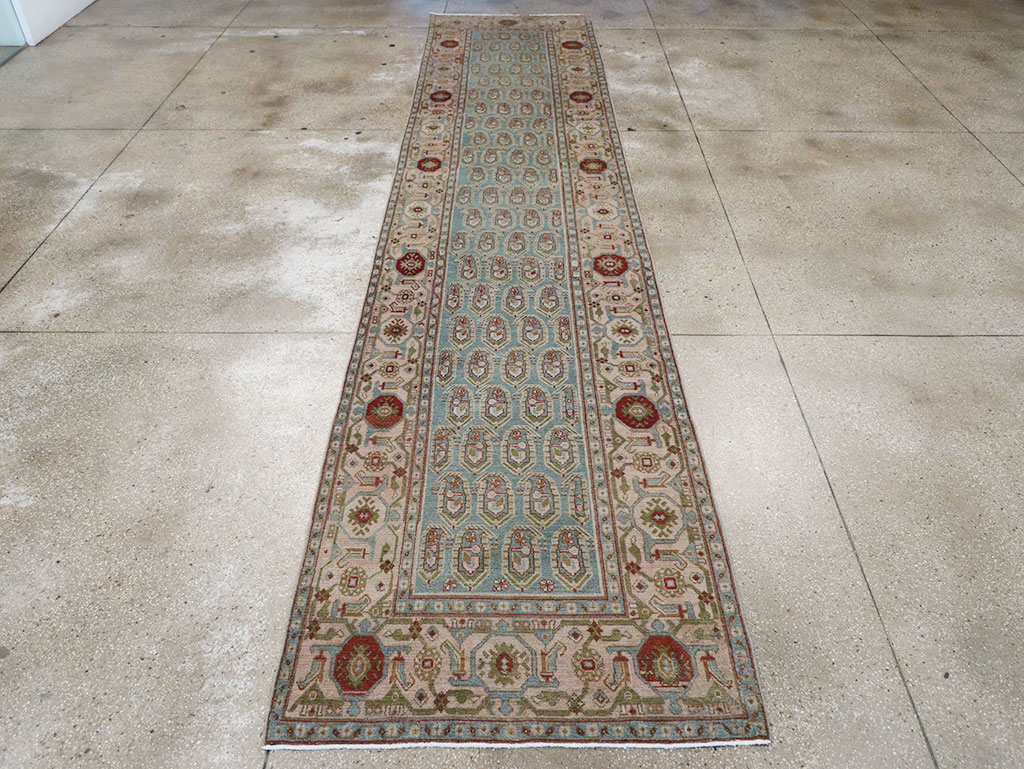 Vintage Persian Malayer Long Runner, No.32867 - Staging