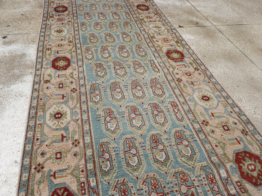 Vintage Persian Malayer Long Runner, No.32867 - Staging