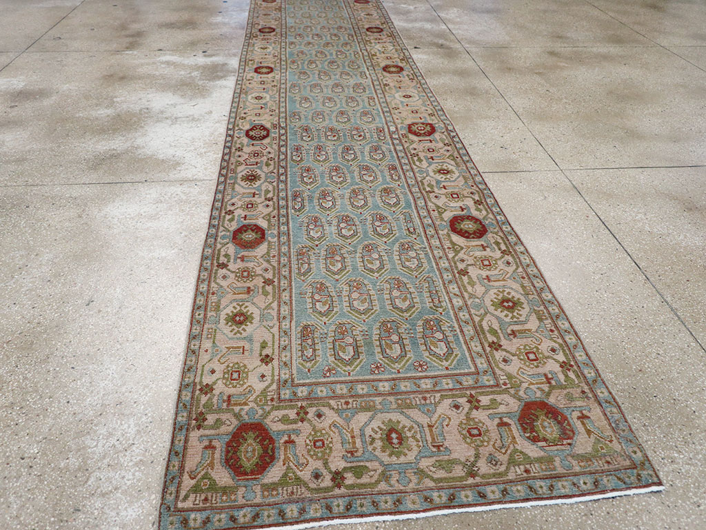 Vintage Persian Malayer Long Runner, No.32867 - Staging