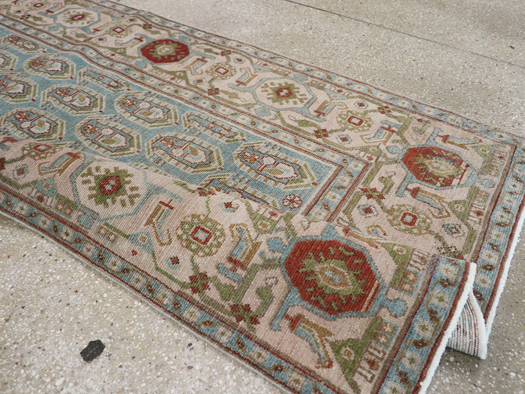 Vintage Persian Malayer Long Runner, No.32867 - Staging