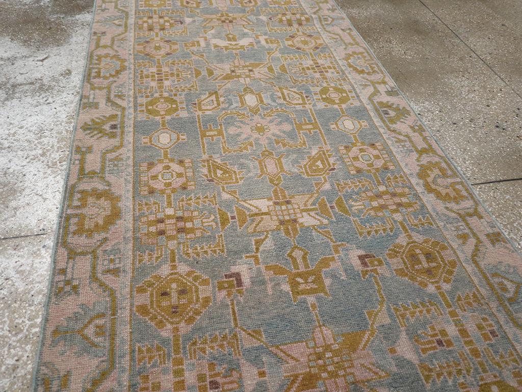 Vintage Persian Malayer Long Runner, No.32868 - Staging