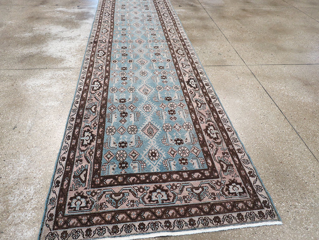 Vintage Persian Malayer Runner, No.32870 - Staging