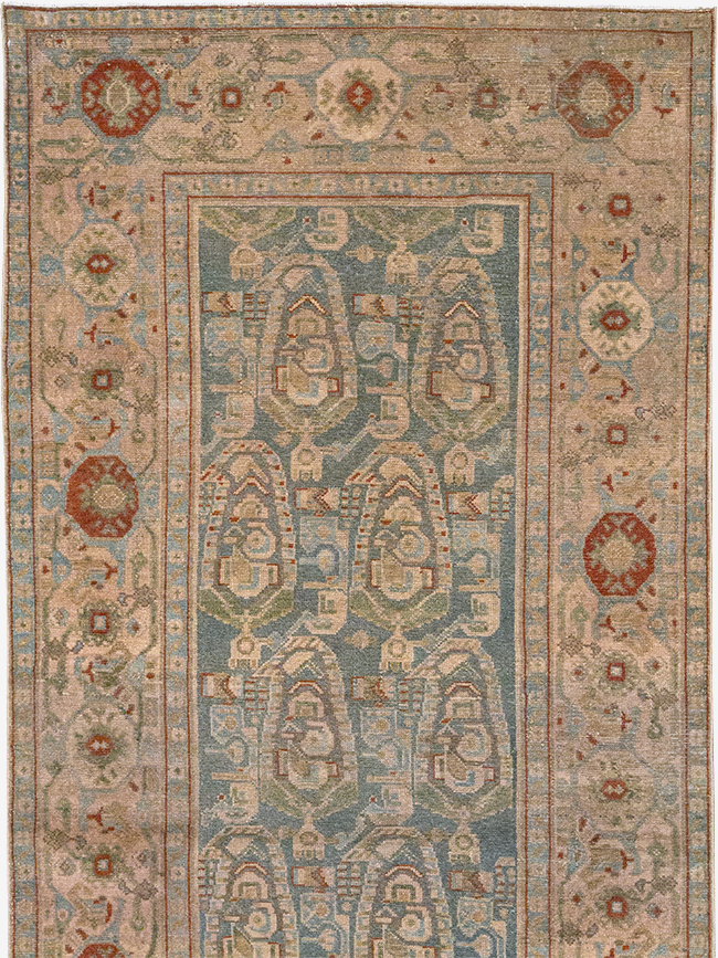 Vintage Persian Malayer Long Runner, No.32877 - Staging