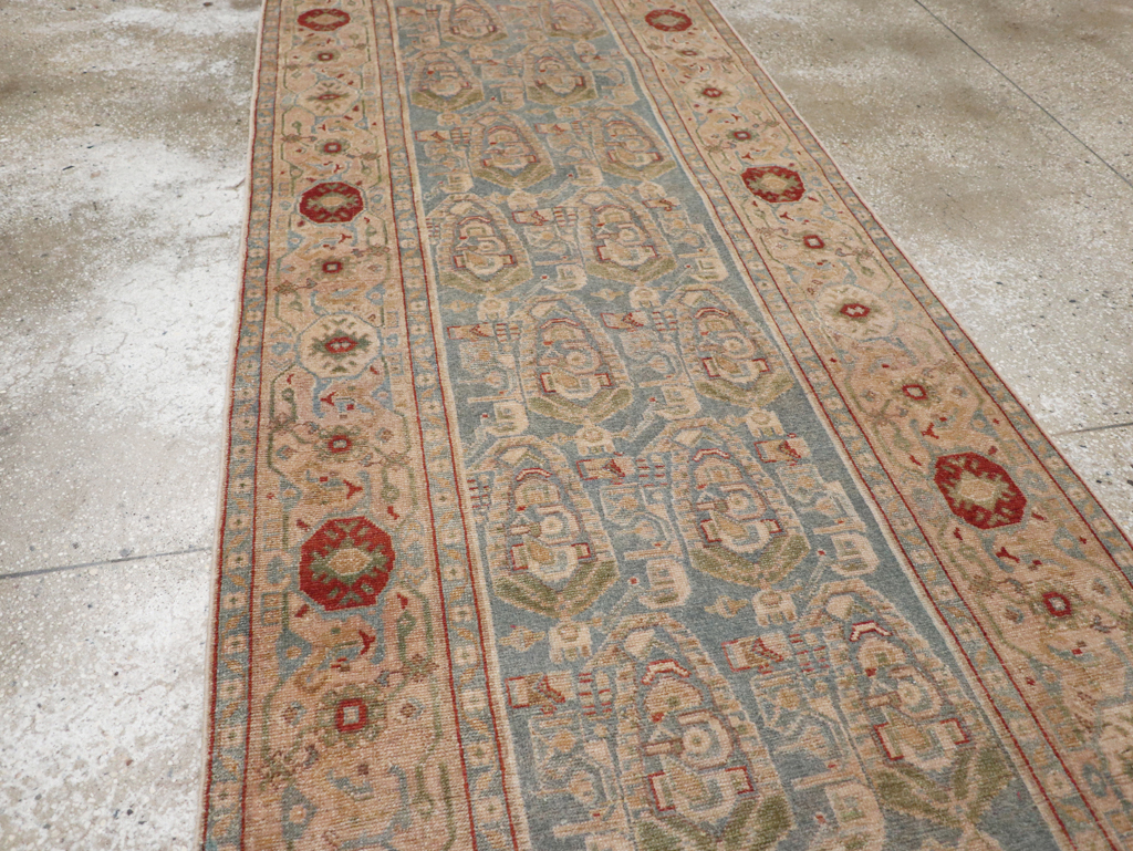 Vintage Persian Malayer Long Runner, No.32877 - Staging