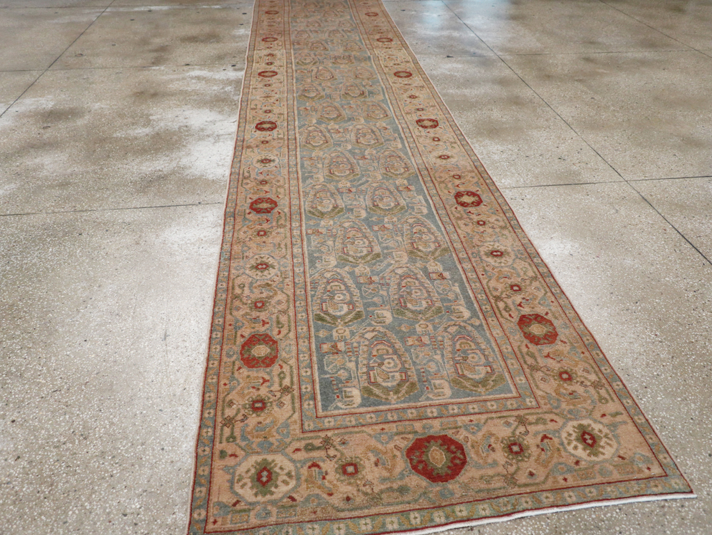 Vintage Persian Malayer Long Runner, No.32877 - Staging