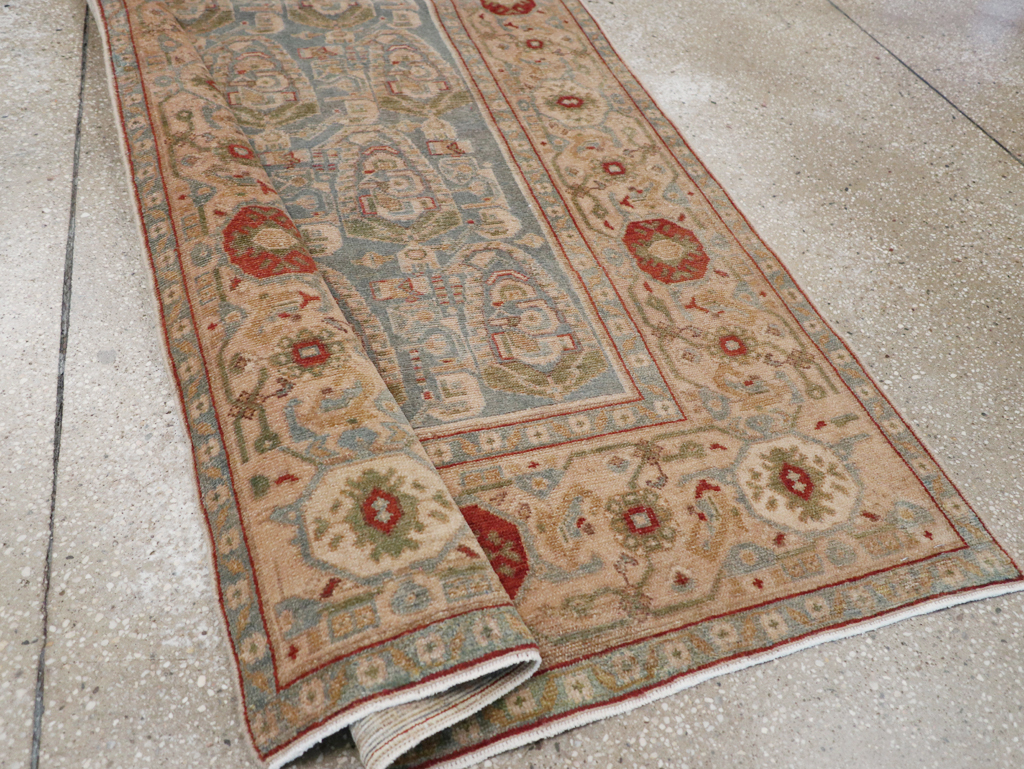 Vintage Persian Malayer Long Runner, No.32877 - Staging
