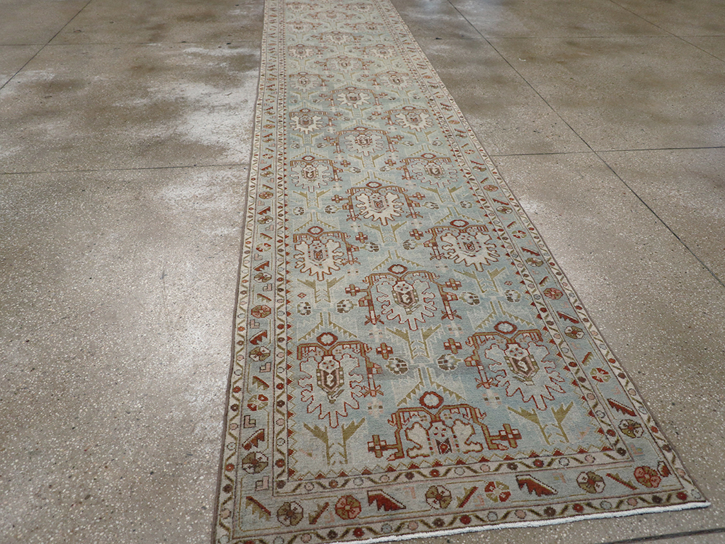 Vintage Persian Malayer Runner, No.32878 - Staging