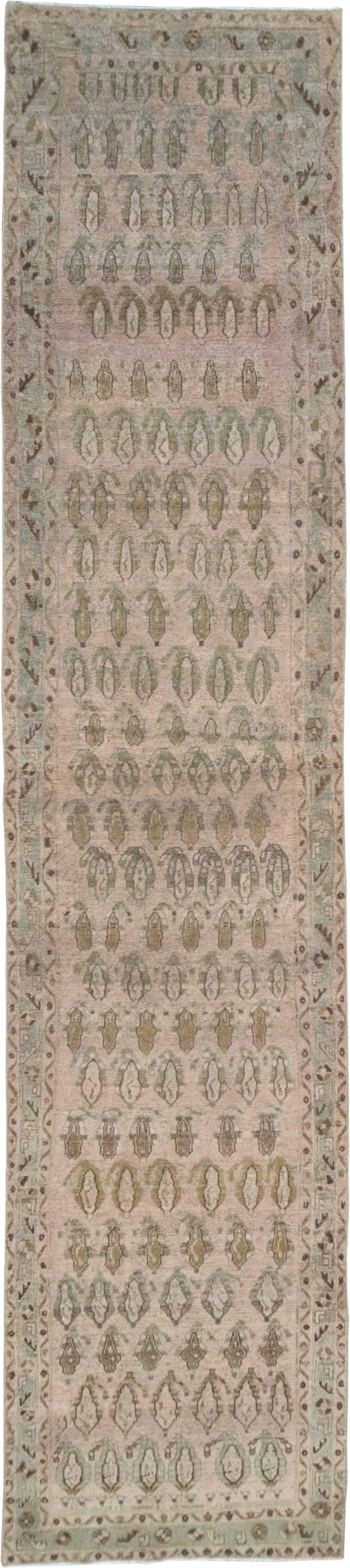 Vintage Persian Malayer Long Runner, No.32879 - Staging