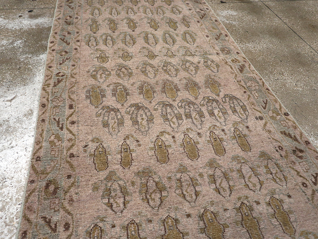 Vintage Persian Malayer Long Runner, No.32879 - Staging