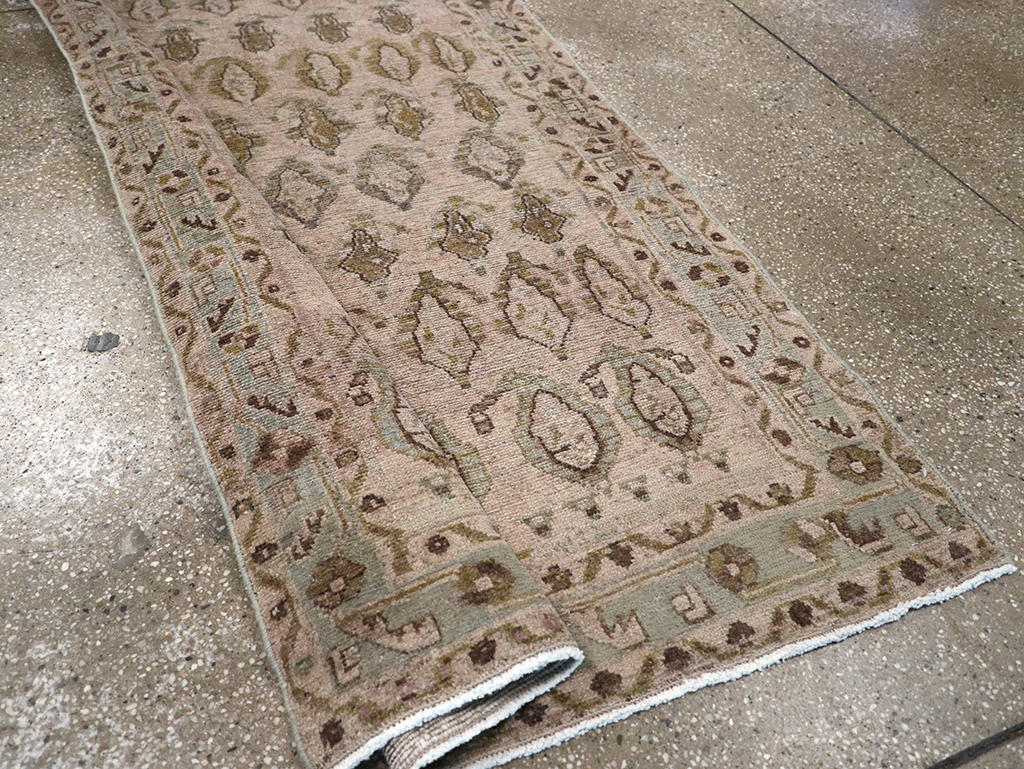 Vintage Persian Malayer Long Runner, No.32879 - Staging