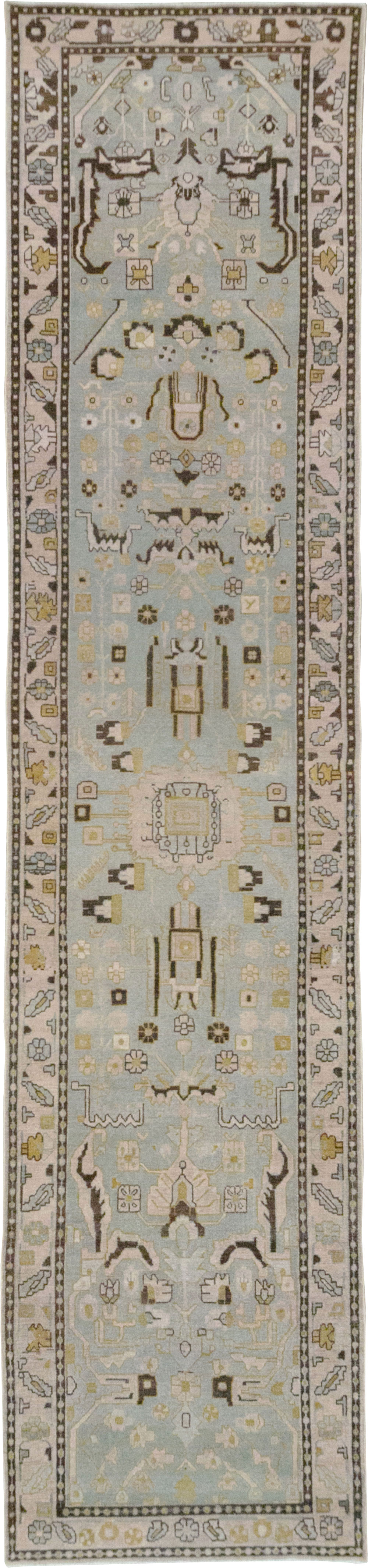 Vintage Persian Malayer Long Runner, No.32880 - Staging
