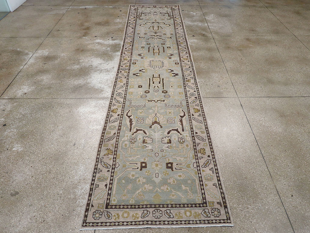 Vintage Persian Malayer Long Runner, No.32880 - Staging