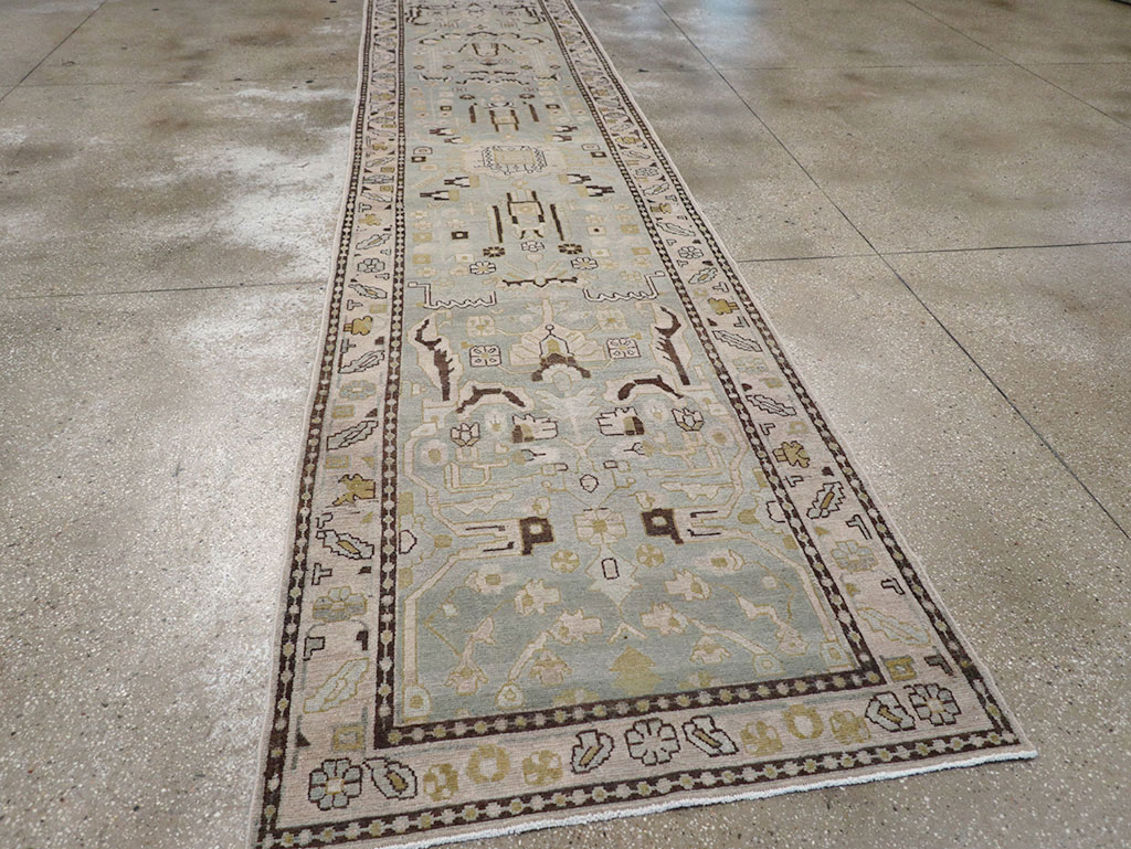 Vintage Persian Malayer Long Runner, No.32880 - Staging