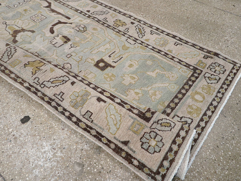 Vintage Persian Malayer Long Runner, No.32880 - Staging