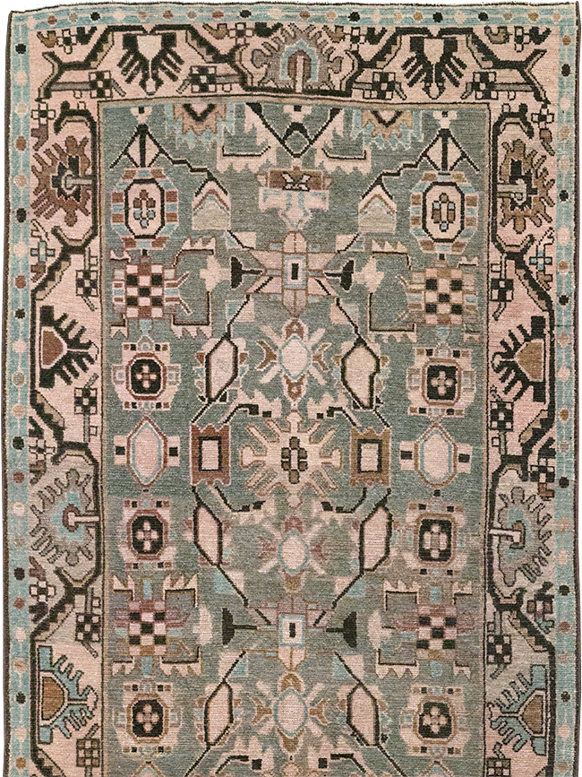 Vintage Persian Malayer Runner, No.32882 - Staging