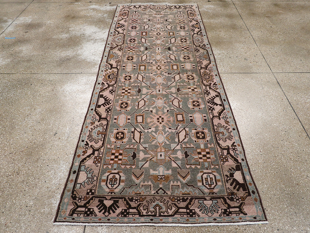 Vintage Persian Malayer Runner, No.32882 - Staging