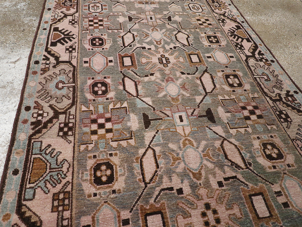 Vintage Persian Malayer Runner, No.32882 - Staging