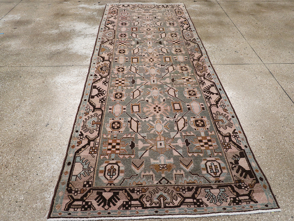 Vintage Persian Malayer Runner, No.32882 - Staging