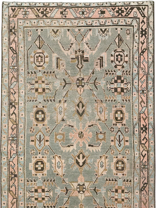 Vintage Persian Malayer Long Runner, No.32883 - Staging
