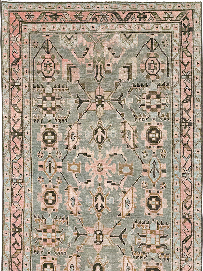 Vintage Persian Malayer Long Runner, No.32883 - Staging