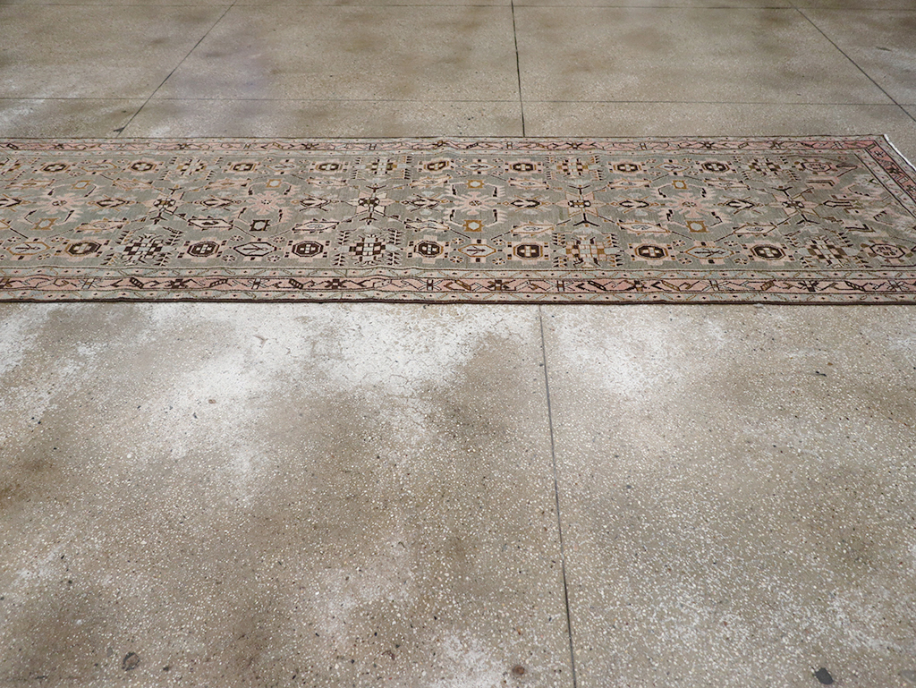 Vintage Persian Malayer Long Runner, No.32883 - Staging