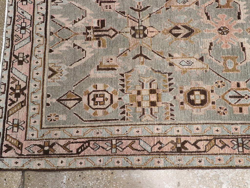 Vintage Persian Malayer Long Runner, No.32883 - Staging