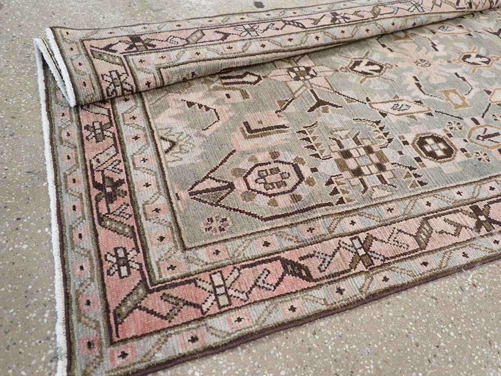 Vintage Persian Malayer Long Runner, No.32883 - Staging