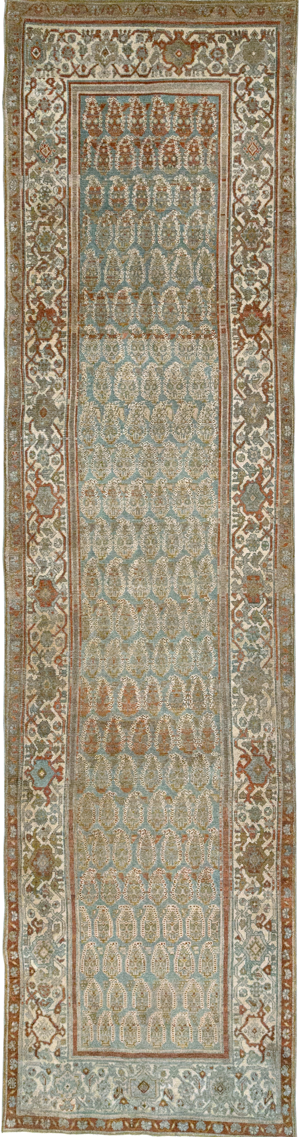 Antique Persian Malayer Runner, No.32884 - Staging