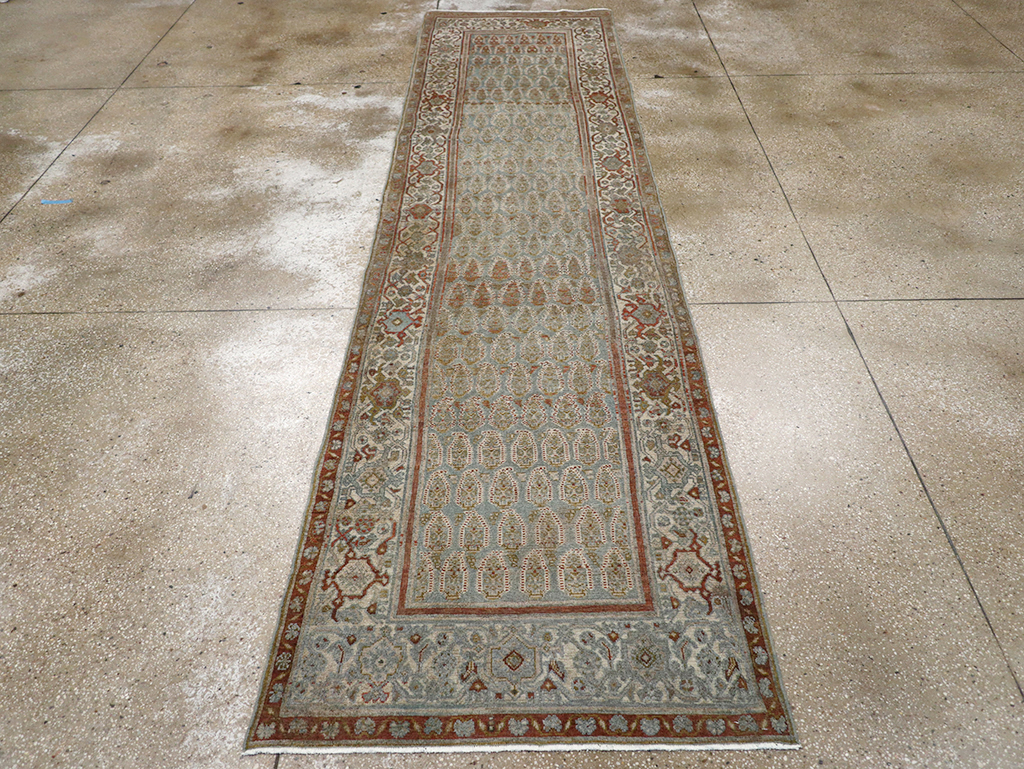 Antique Persian Malayer Runner, No.32884 - Staging