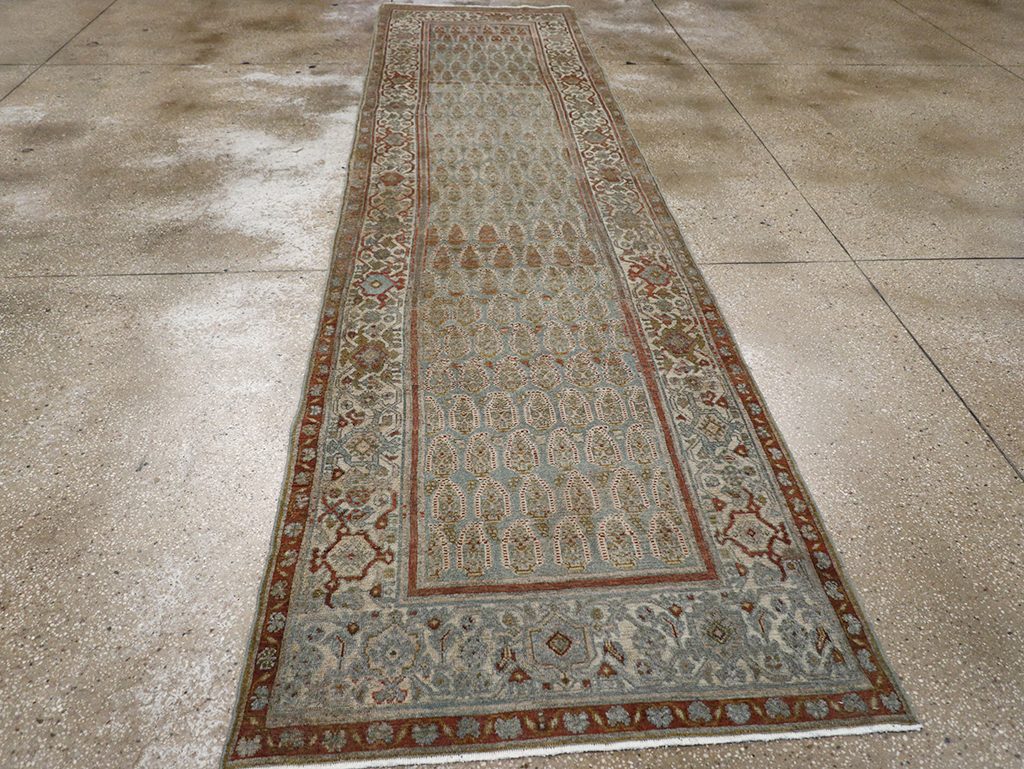 Antique Persian Malayer Runner, No.32884 - Staging