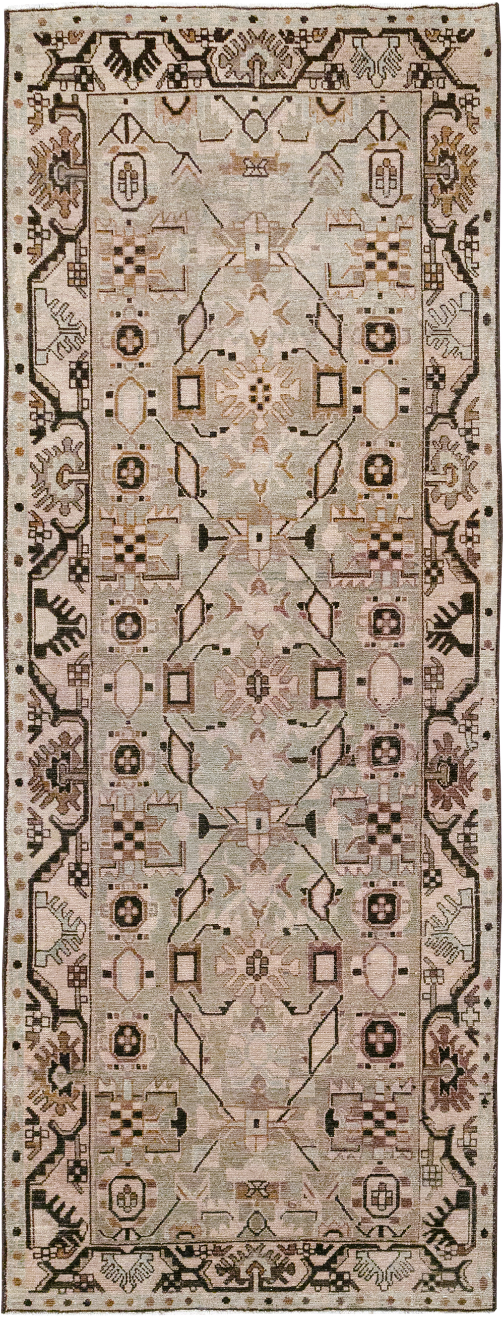 Vintage Persian Malayer Runner, No.32885 - Staging