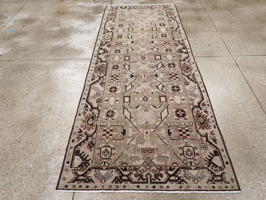 Vintage Persian Malayer Runner, No.32885 - Staging