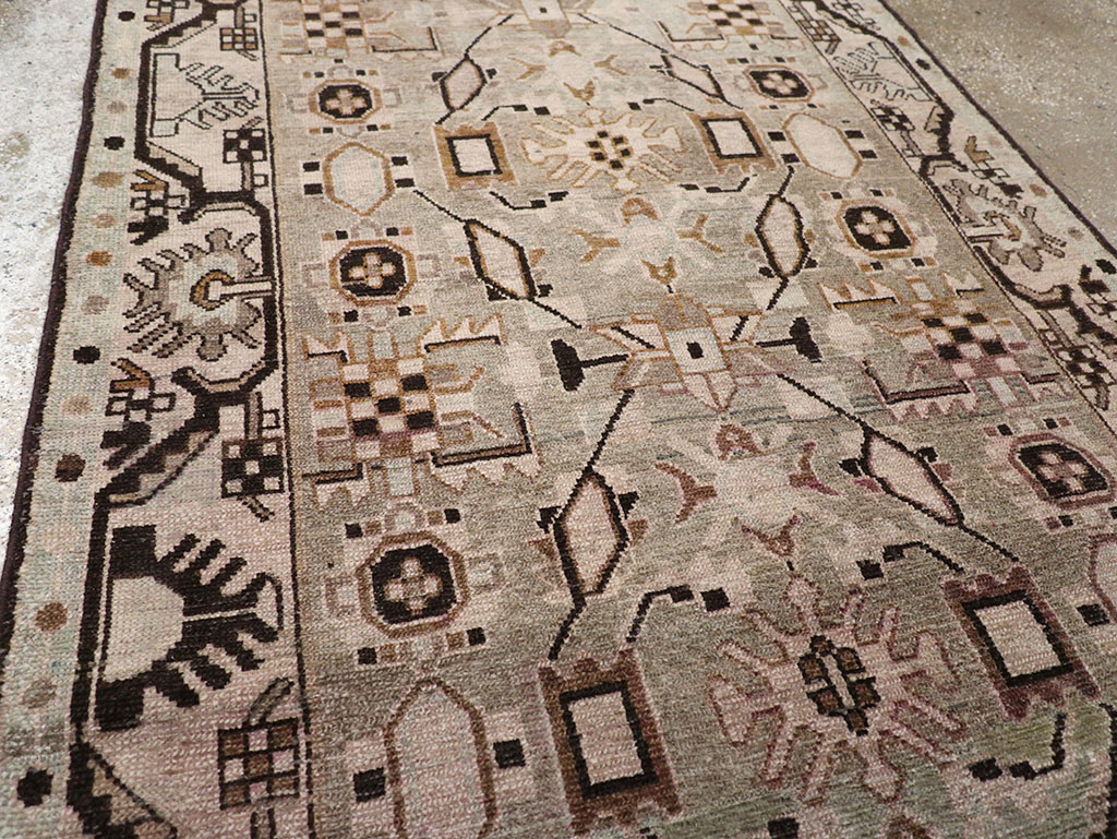 Vintage Persian Malayer Runner, No.32885 - Staging