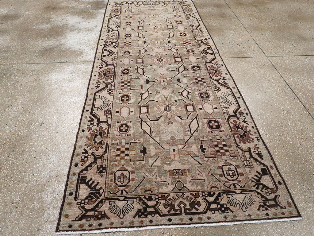 Vintage Persian Malayer Runner, No.32885 - Staging
