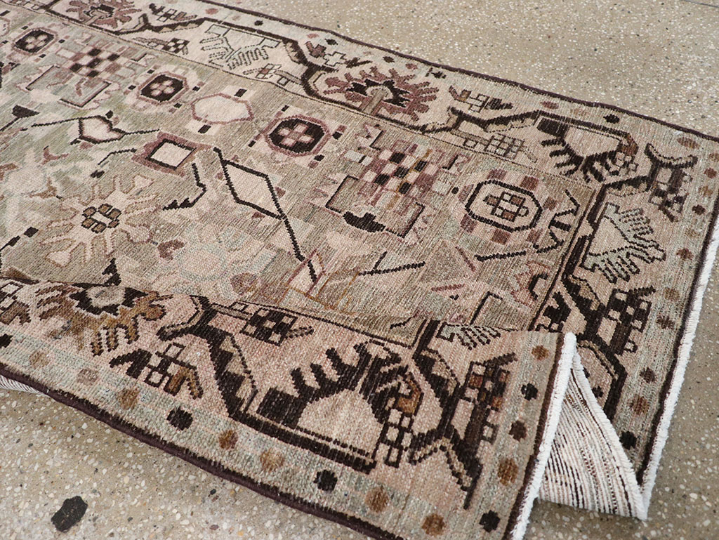 Vintage Persian Malayer Runner, No.32885 - Staging