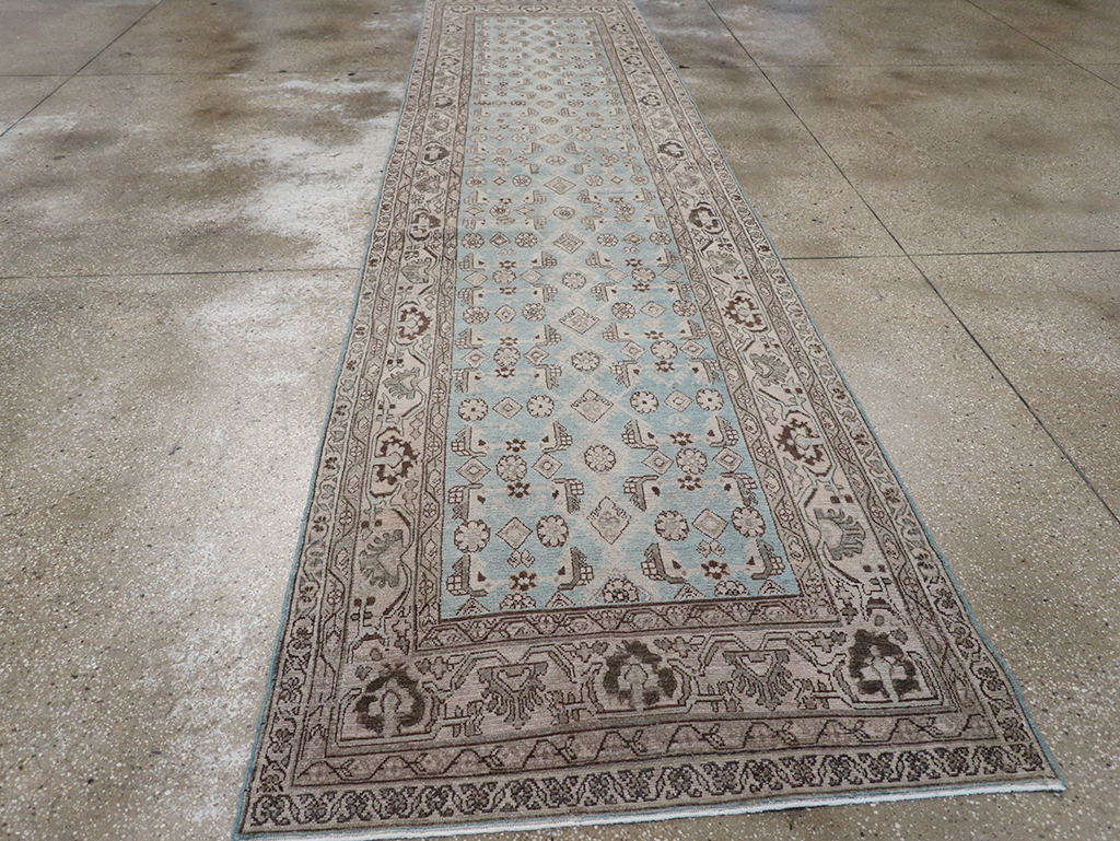 Vintage Persian Malayer Runner, No.32886 - Staging