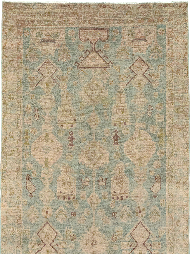 Vintage Persian Malayer Runner, No.32887 - Staging