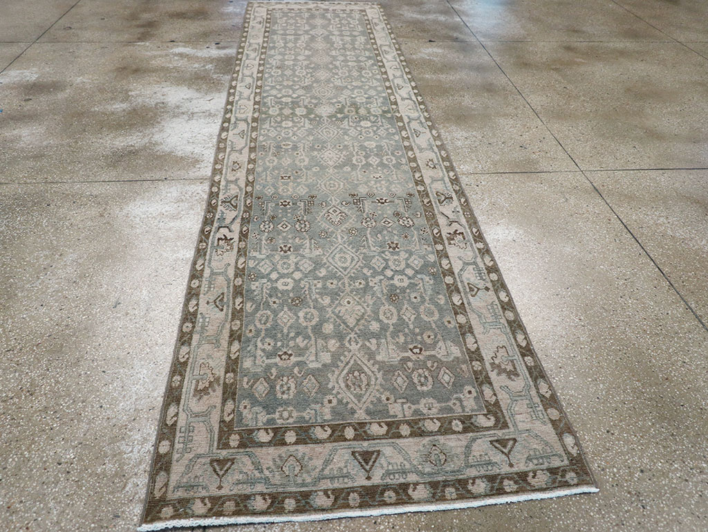 Vintage Persian Malayer Runner, No.32889 - Staging